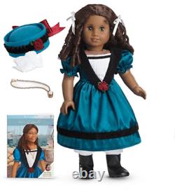 American Girl DOLL CECILE REY In MEET OUTFIT + Necklace Hat Gloves ACCESSORIES
