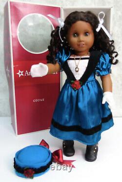 American Girl DOLL CECILE REY In MEET OUTFIT + Necklace Hat Gloves ACCESSORIES