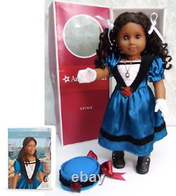American Girl DOLL CECILE REY In MEET OUTFIT + Necklace Hat Gloves ACCESSORIES