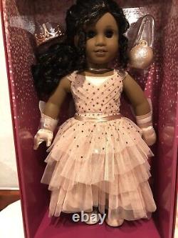 American Girl Doll 2021 African American Winter Princess Swarovski Crystal NEW