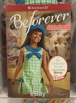 American Girl Melody Doll + Extra Outfit Beforever Historical African-American