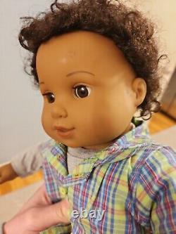 American Girl & boy doll Bitty Baby African American Twins set black curly Hair