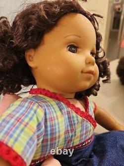 American Girl & boy doll Bitty Baby African American Twins set black curly Hair