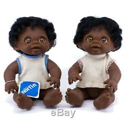 Anatomically Correct DAM Norfin Troll African American Black Dolls Baby Boy Girl