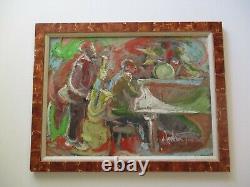 Andrew Turner Painting African American Listed Musicians Black Americana Rare