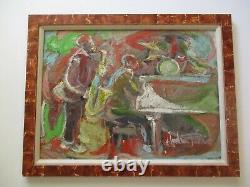 Andrew Turner Painting African American Listed Musicians Black Americana Rare