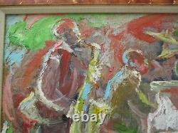 Andrew Turner Painting African American Listed Musicians Black Americana Rare