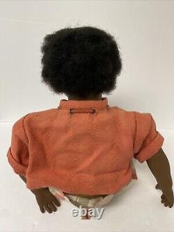 Annette Himstedt Black African American Pemba Vinyl vintage doll/Read