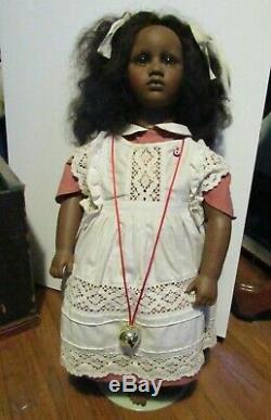 Annette Himstedt FATOU 26 GORGEOUS Black Doll 1986 Barefoot Children Collection