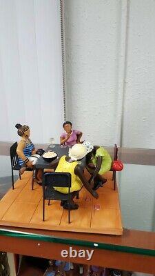 Annie Lee Figurine Misdeal/ Card Playing African American Art/Black Americana