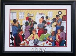 Annie Lee Pay The Rent Quarter Party Custom FRAMED African American ART Black