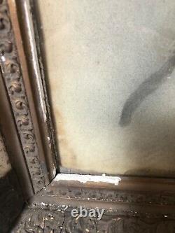 Antique 1800s Large Portrait of Wealthy African American Black Woman