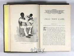 Antique 1899 UNCLE TOM'S CABIN Harriet Stowe African American Black Slavery