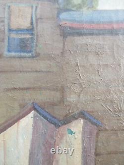 Antique 1930s AFRICAN AMERICAN OIL PAINTING BLACK WOMEN WILMINGTON DELAWARE