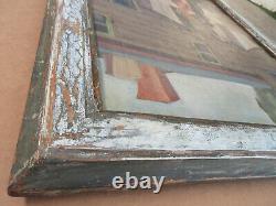 Antique 1930s AFRICAN AMERICAN OIL PAINTING BLACK WOMEN WILMINGTON DELAWARE