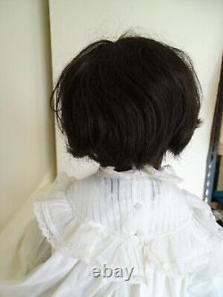 Antique 23 German African American Black Composition Baby