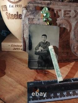 Antique African AmericanBLACK EXCELLENCE COLORED FEMALE TINTYPE