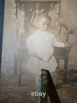 Antique African AmericanCOLORED CHILD BLACK WALLSTREET TULSA OKLAHOMA