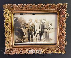 Antique African American ARTISTIC PHOTOGRAPH Friends With Ookaooka Car Framed