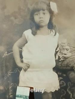 Antique African American BLACK EXCELLENCE BEAUTIFUL GIRL HOLDING HER DOLL