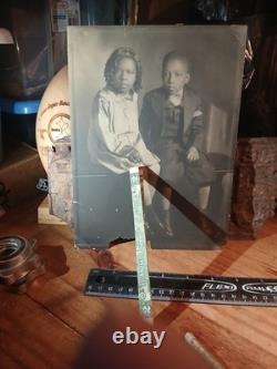 Antique African American BLACK EXCELLENCE SISTER AND BROTHER