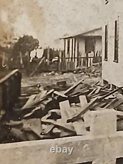 Antique African American BLACK WALLSTREET HOUSE DOWN TULSA OKLAHOMA