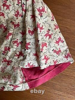 Antique African American Black Cloth Rag Doll Folk Art Peach on Dress Americana