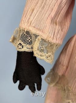 Antique African American Black Primitive Folk Art Cloth Rag Doll 18