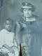 Antique African American COLORED BOY & WHITE LADY IN BLACK