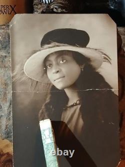 Antique African American COLORED FEMALE BLACK WALLSTREET TULSA OKLAHOMA