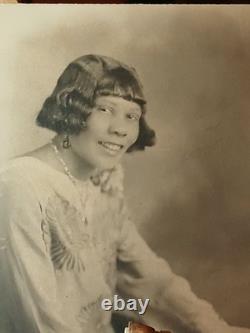 Antique African American COLORED FEMALE BLACK WALLSTREET TULSA OKLAHOMA