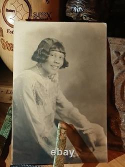 Antique African American COLORED FEMALE BLACK WALLSTREET TULSA OKLAHOMA