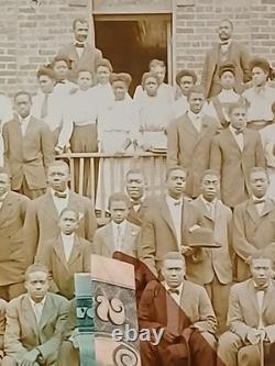 Antique African American CabinetRARE BLACK WALLSTREET SCHOOL TULSA OKLAHOMA
