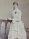 Antique African American Cabinet BLACK EXCELLENCE BEAUTIFUL LADY WHITE DRESS