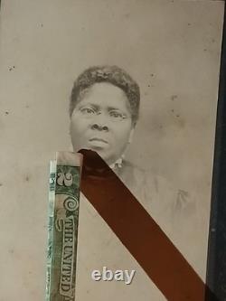 Antique African American Cabinet BLACK EXCELLENCE COLORED FEMALE