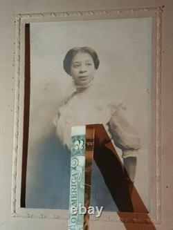 Antique African American Cabinet BLACK EXCELLENCE COLORED FEMALE