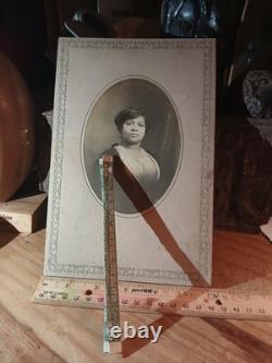 Antique African American Cabinet BLACK EXCELLENCE COLORED FEMALE