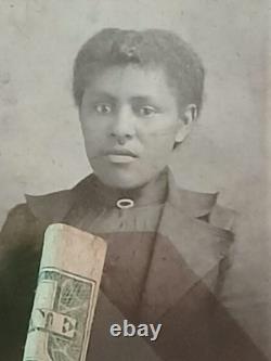 Antique African American Cabinet COLORED FEMALE BLACK DRESS FAYETTE MO