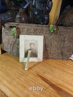 Antique African American Cabinet COLORED FEMALE BLACK DRESS FAYETTE MO