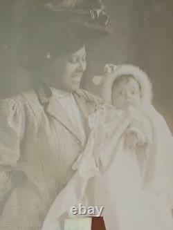 Antique African American Photos BLACK EXCELLENCE NANNY HOLDING WHITE BABY
