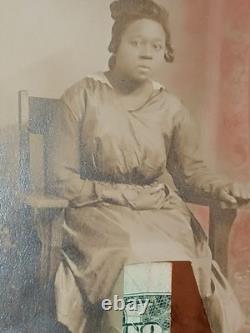 Antique African American Photos BLACK EXCELLENCE SITTING IN CHAIR