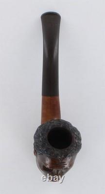 Antique African American Pipe 1940 Black Male Smoking Tobacco Sculpture