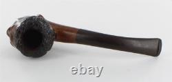 Antique African American Pipe 1940 Black Male Smoking Tobacco Sculpture