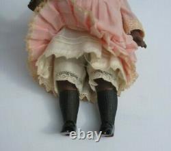 Antique All Bisque French Jumeau Doll 7.75 Inch Reproduction Made By Artist