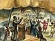 Antique Black Americana Painting African American Church Wpa Era Listed Mueller