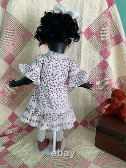 Antique Black Doll Simon Halbig/Kammer and Reinhardt RARE Precious Flirty Eyed