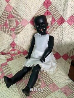 Antique Black Doll Simon Halbig/Kammer and Reinhardt RARE Precious Flirty Eyed