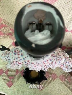 Antique Black Doll Simon Halbig/Kammer and Reinhardt RARE Precious Flirty Eyed