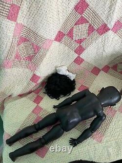 Antique Black Doll Simon Halbig/Kammer and Reinhardt RARE Precious Flirty Eyed