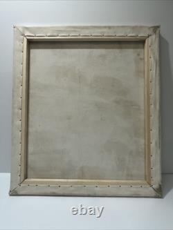 Antique Black Family Painting African American Impressionist Wpa Era Mystery Art